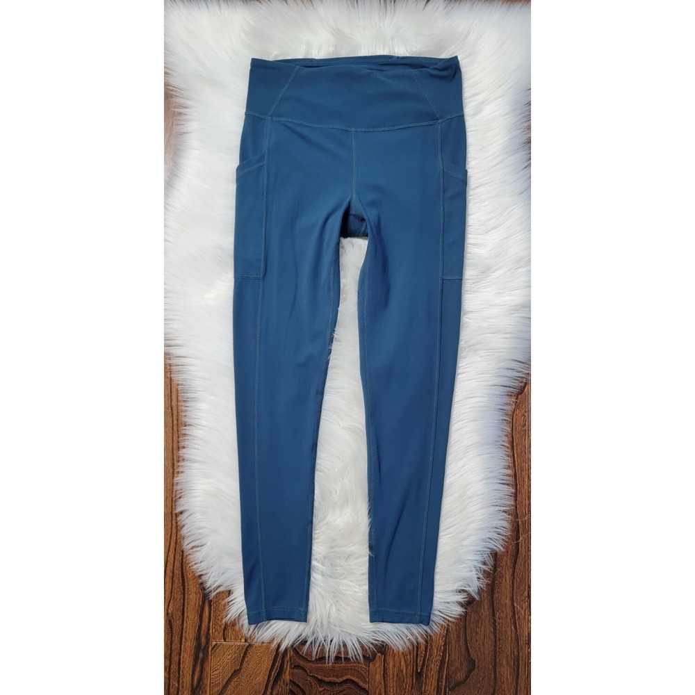 PrAna High Rise‎ Pocket Leggings Women's size Medium Hiking Yoga Outdoor